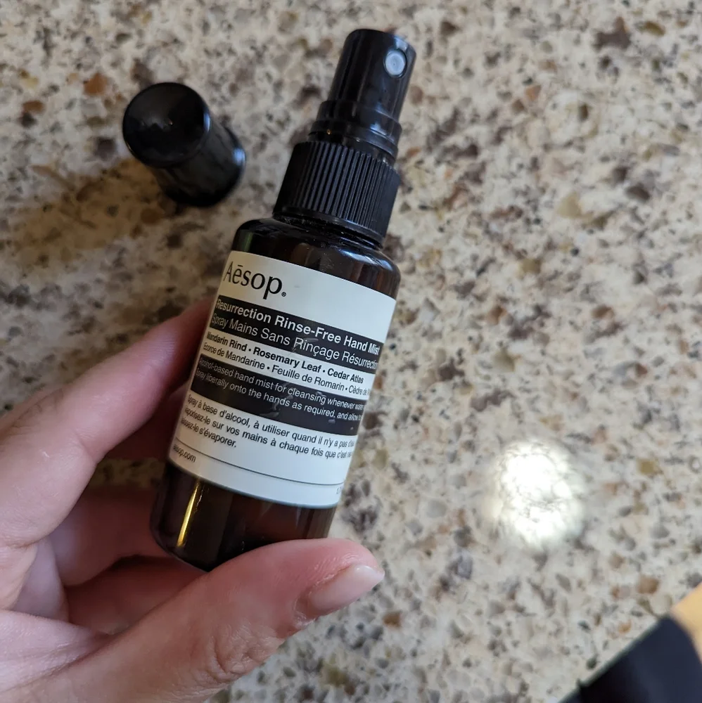 Empty Aesop Rinse Free Hand Mist Spray Bottle
